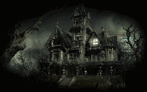 a-black-scary-house-happy-halloween